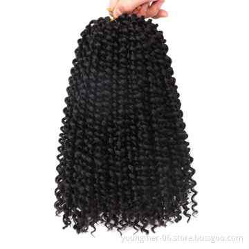 Crochet Braiding Jerry Curly Twist Hair African Fashion Synthetic Kinky  Extension Tresemme Make Waves Crochet Hair Water Wave